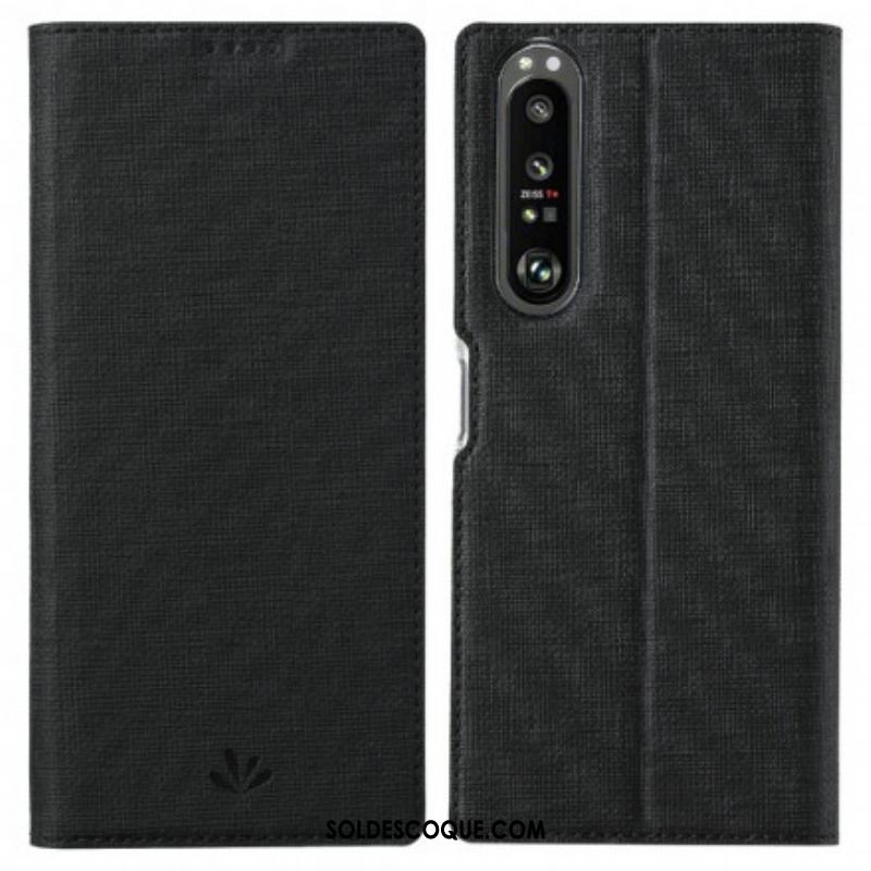 Flip Cover Sony Xperia 1 III Texturée VILI DMX