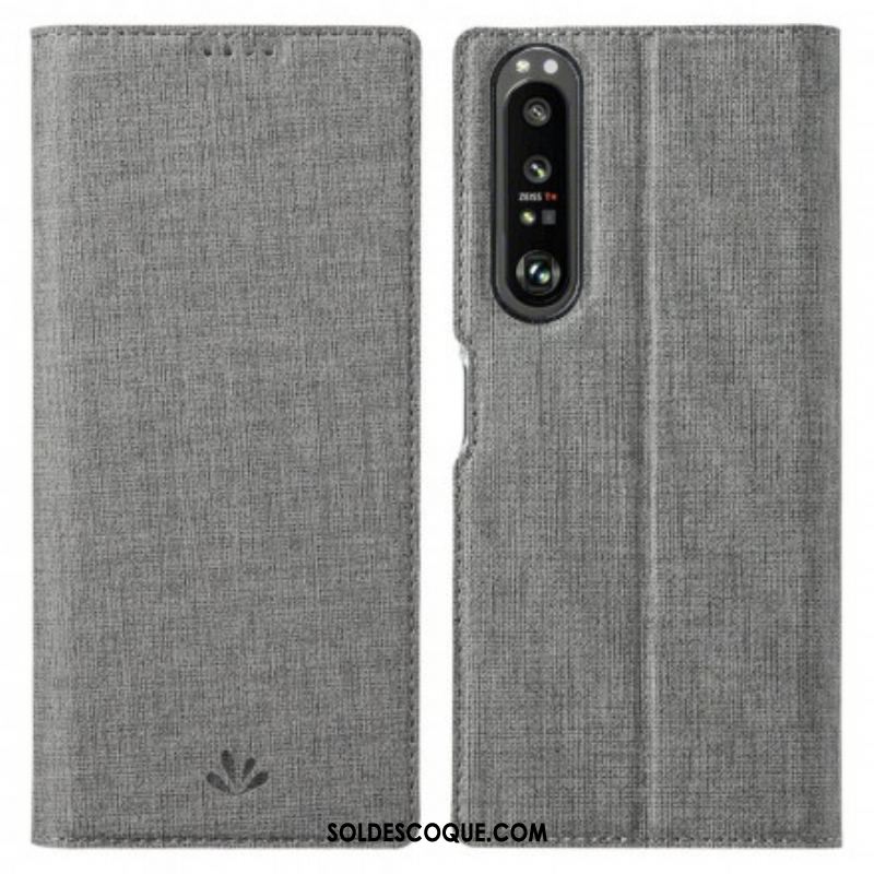 Flip Cover Sony Xperia 1 III Texturée VILI DMX