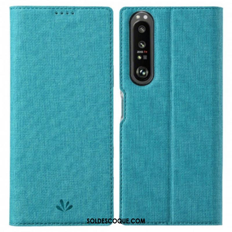 Flip Cover Sony Xperia 1 III Texturée VILI DMX