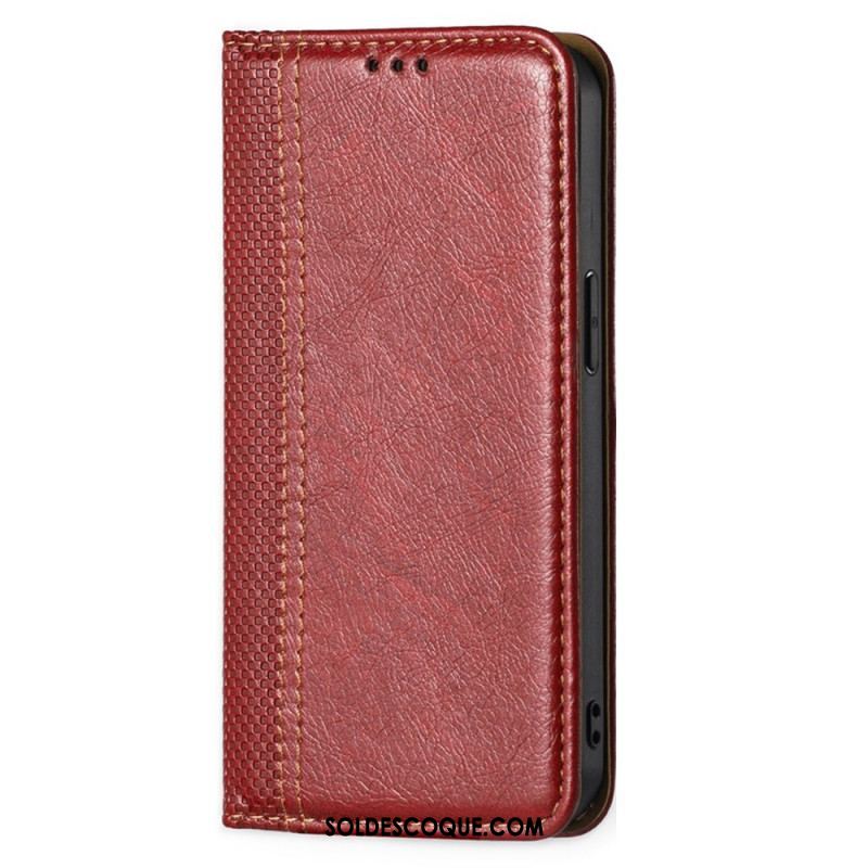 Flip Cover Sony Xperia 1 IV Simili Cuir Vintage