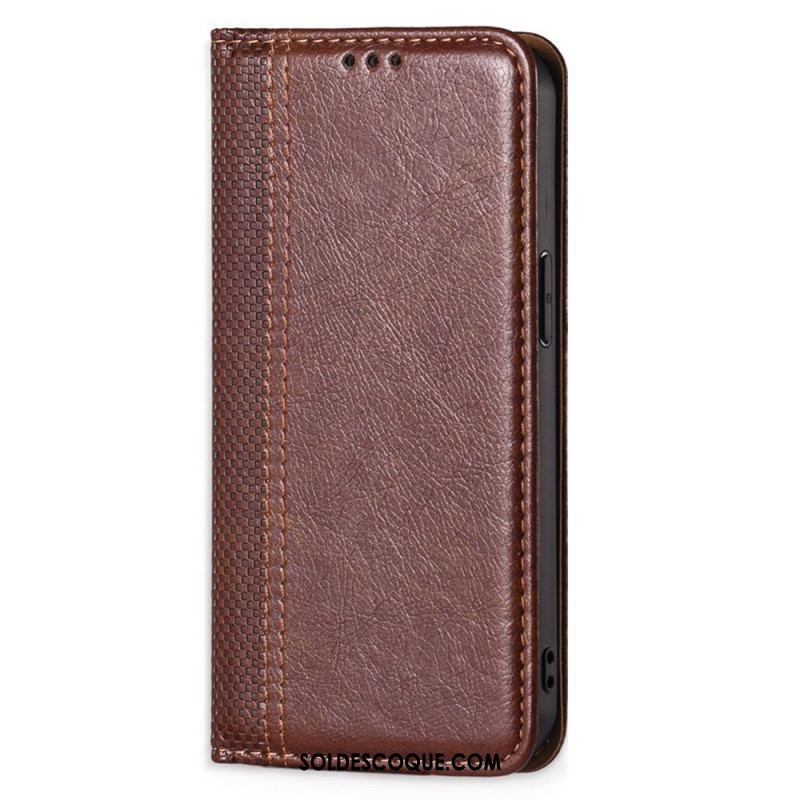 Flip Cover Sony Xperia 1 IV Simili Cuir Vintage