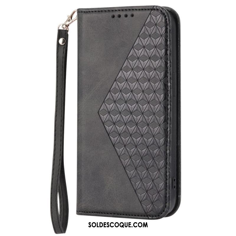 Flip Cover Sony Xperia 1 IV Style Cuir Motif 3D avec Lanière