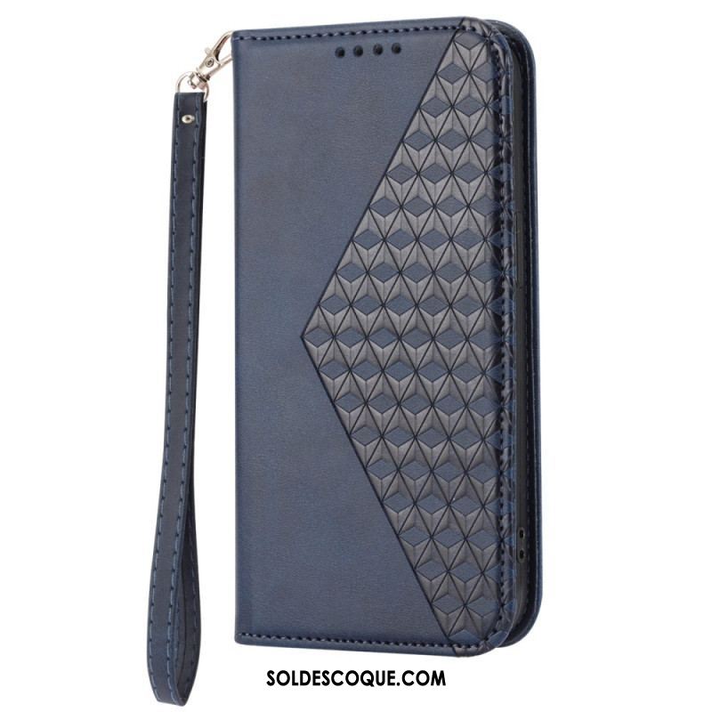 Flip Cover Sony Xperia 1 IV Style Cuir Motif 3D avec Lanière