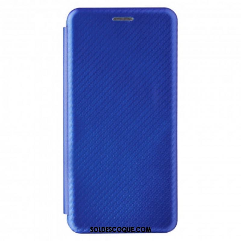 Flip Cover Sony Xperia 10 III Silicone Carbone Coloré