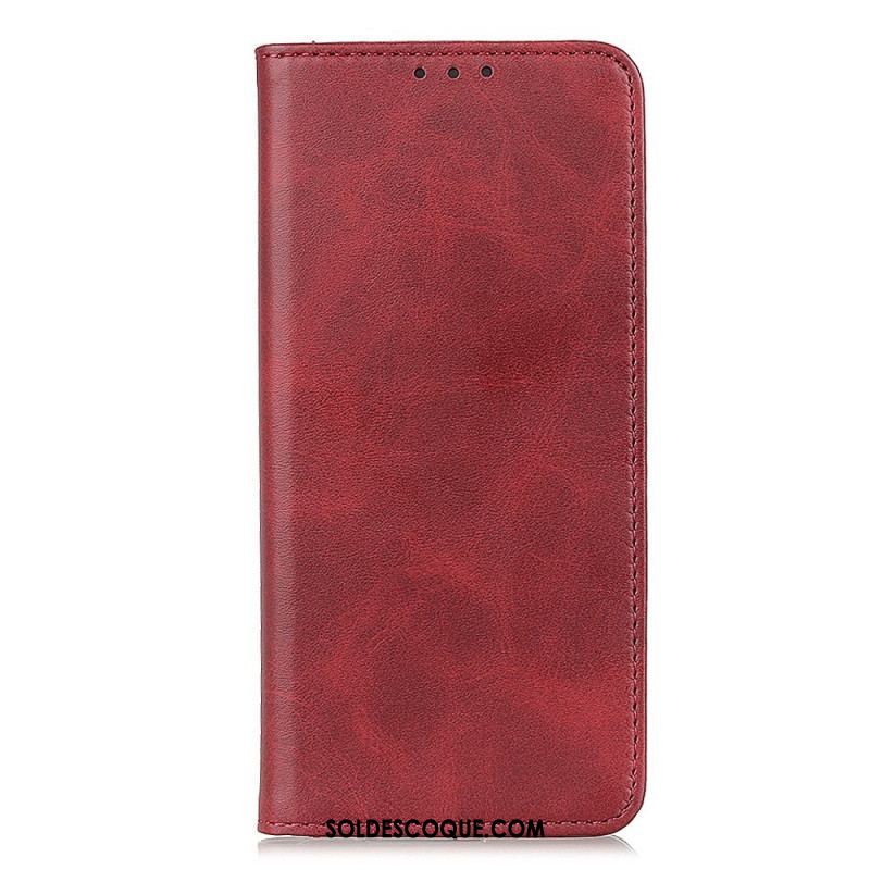 Flip Cover Sony Xperia 10 IV Cuir Fendu