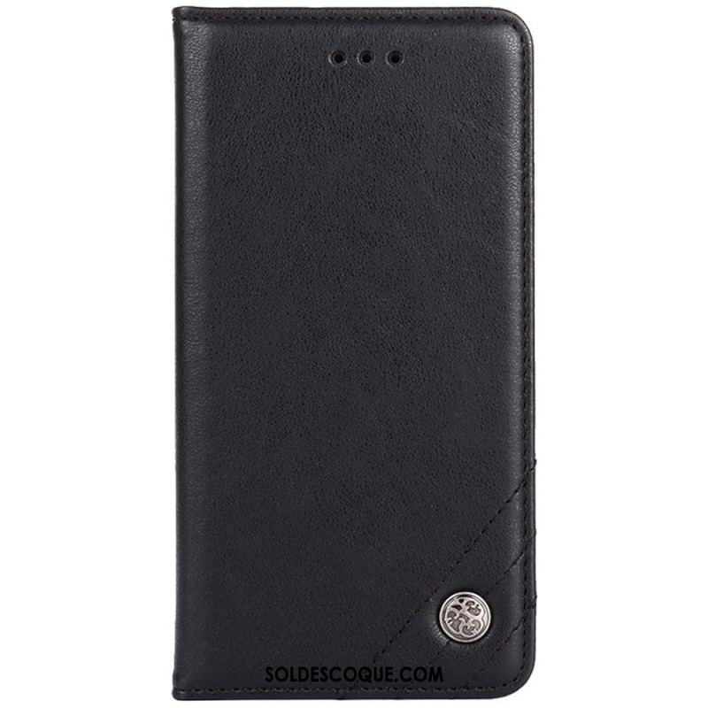 Flip Cover Sony Xperia 10 IV Simili Cuir Rivet Décoratif