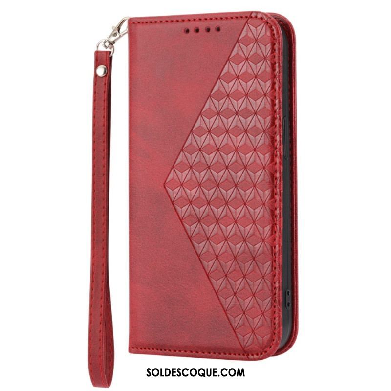 Flip Cover Sony Xperia 10 IV Style Cuir Motif 3D avec Lanière