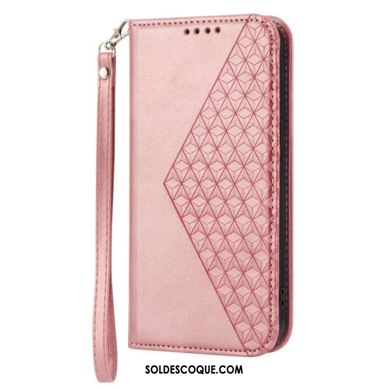 Flip Cover Sony Xperia 10 IV Style Cuir Motif 3D avec Lanière