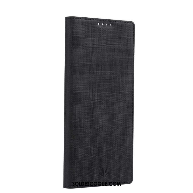 Flip Cover Sony Xperia 10 IV Texture Tissu VILI