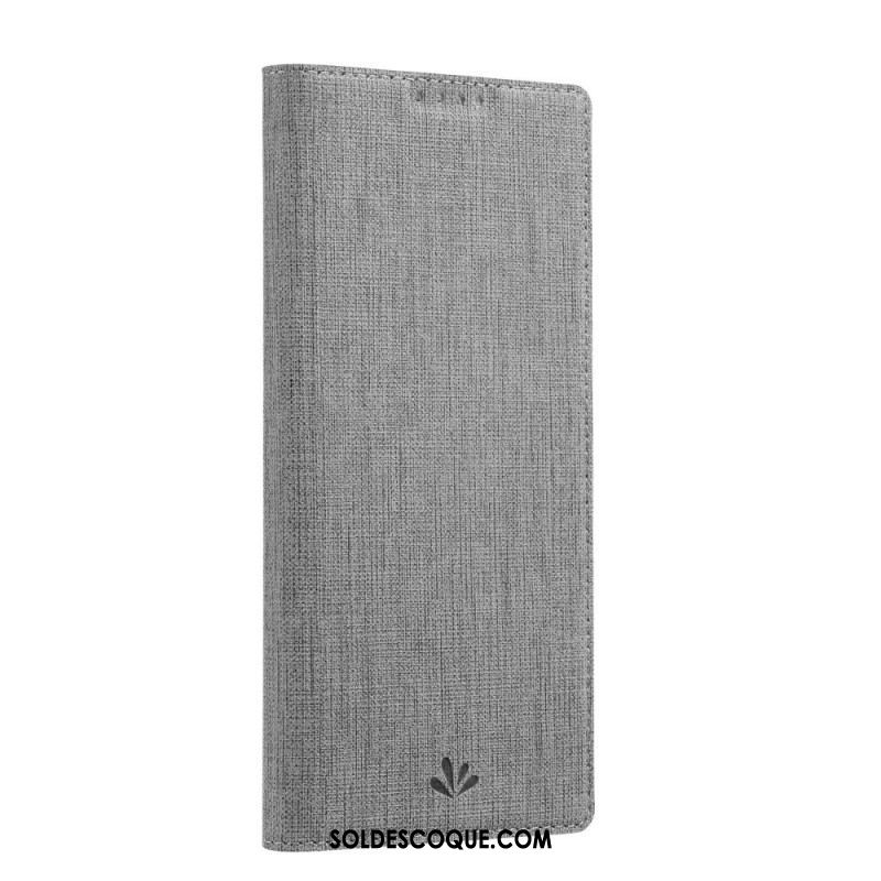 Flip Cover Sony Xperia 10 IV Texture Tissu VILI