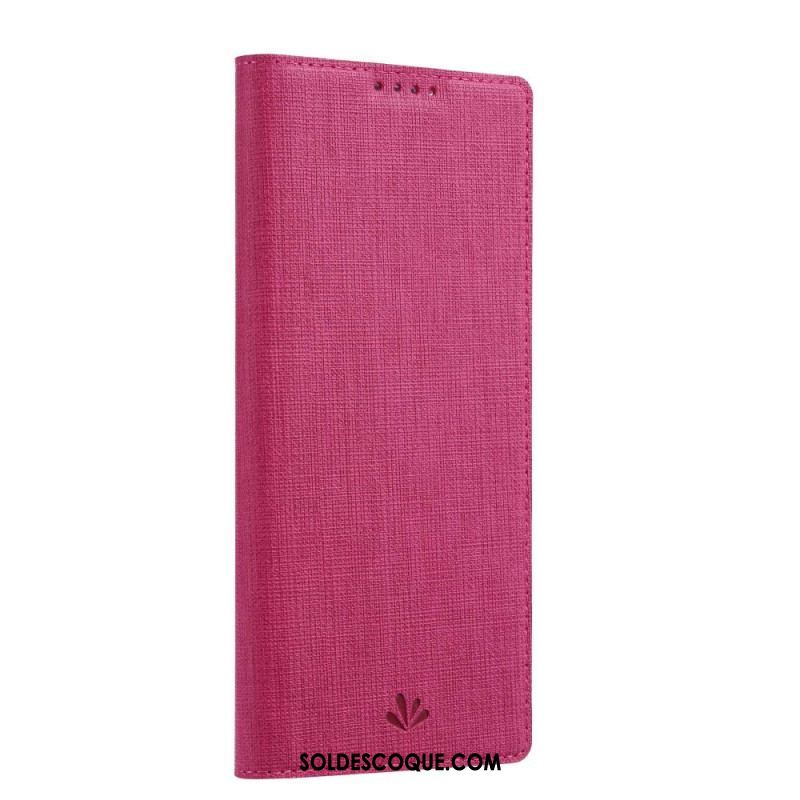 Flip Cover Sony Xperia 10 IV Texture Tissu VILI