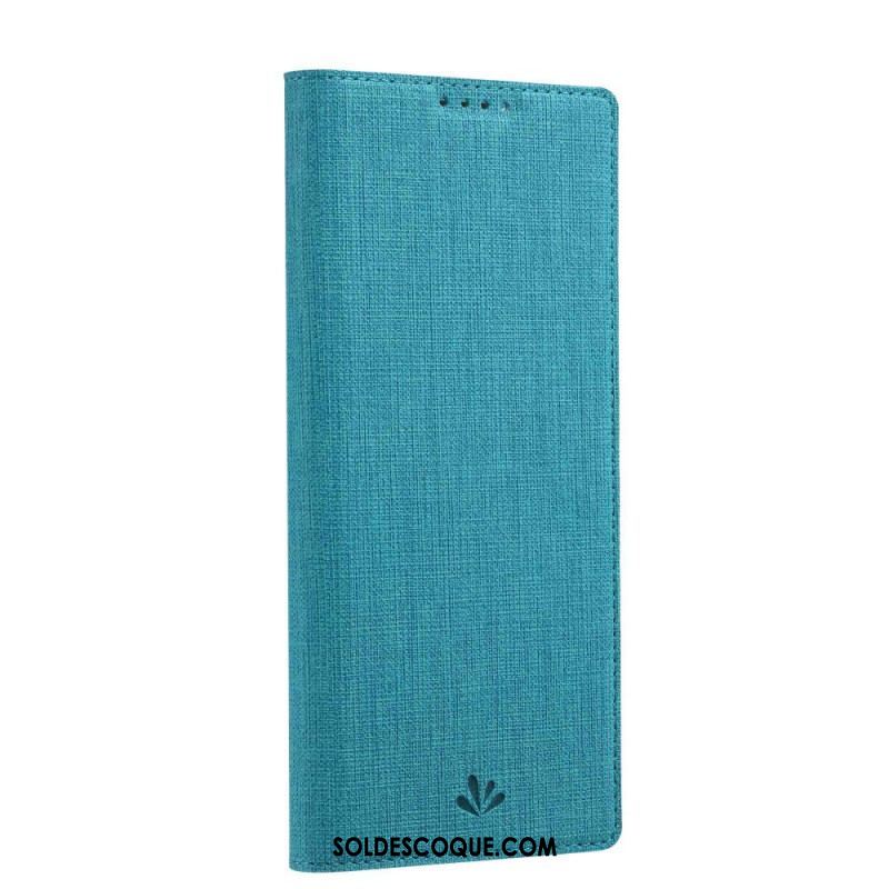 Flip Cover Sony Xperia 10 IV Texture Tissu VILI