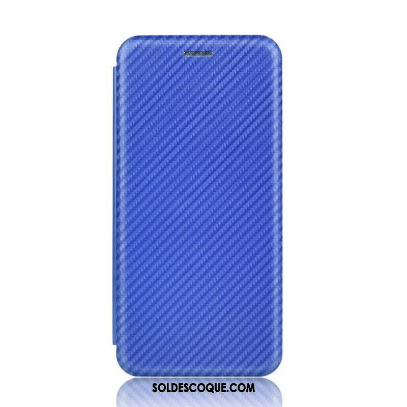 Flip Cover Sony Xperia 5 II Silicone Carbone Coloré