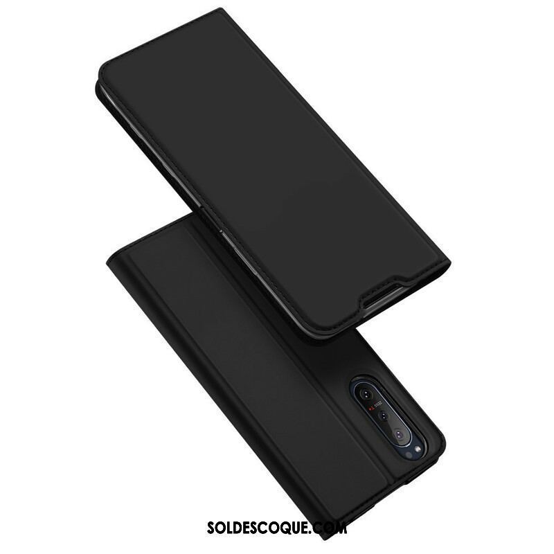 Flip Cover Sony Xperia 5 II Skin Pro DUX DUCIS