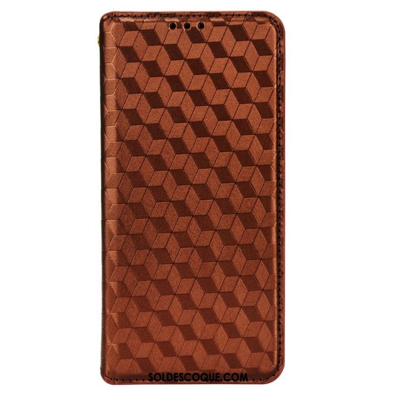 Flip Cover Sony Xperia Pro-I Effet Cuir Diamant