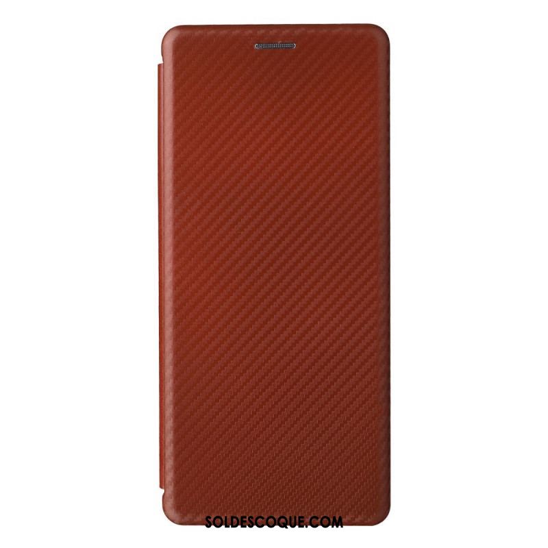 Flip Cover Sony Xperia Pro-I Fibre Carbone