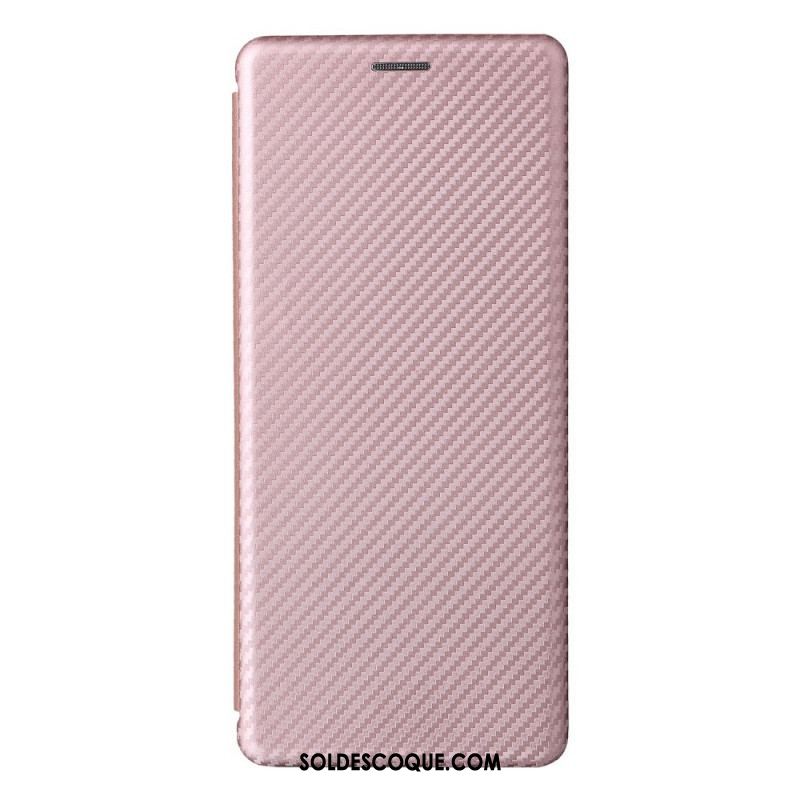 Flip Cover Sony Xperia Pro-I Fibre Carbone