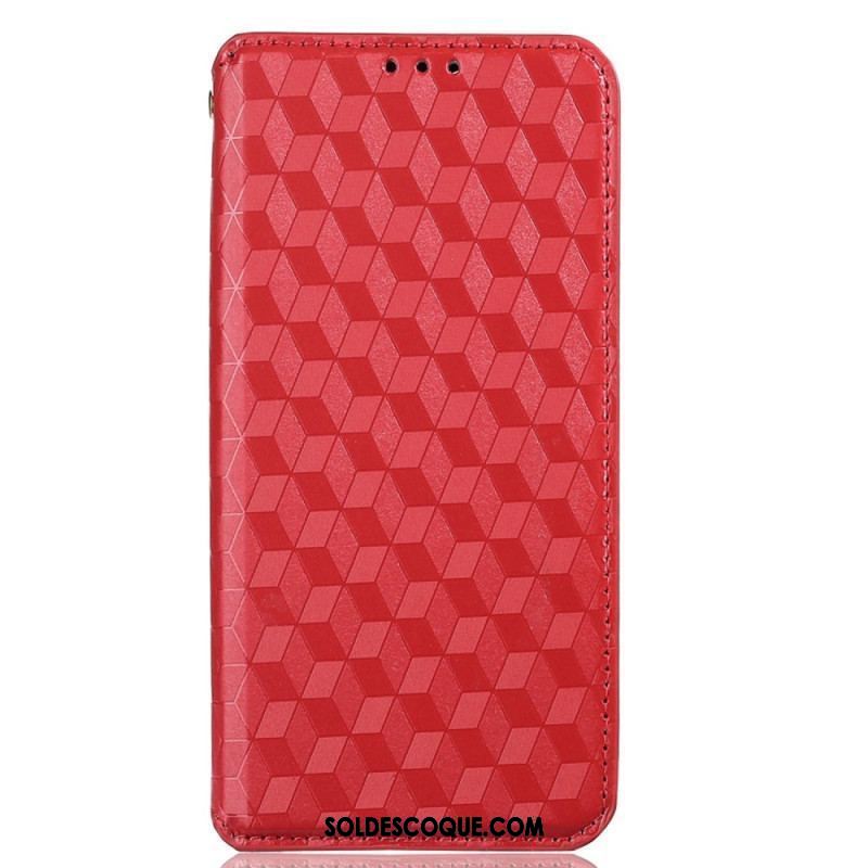 Flip Cover Xiaomi 12 Lite Texture 3D