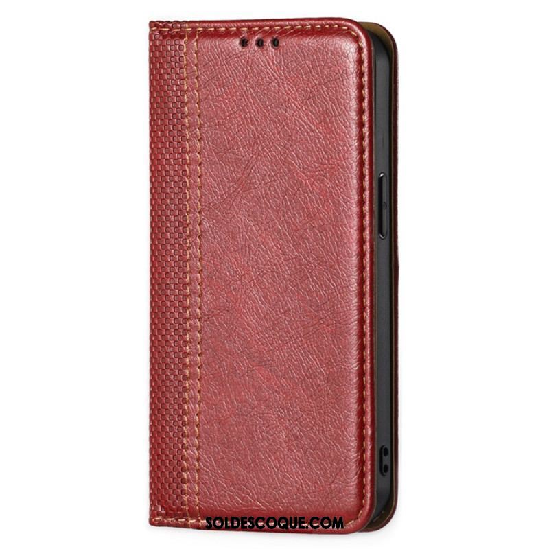 Flip Cover Xiaomi 12 Pro Effet Cuir Vintage