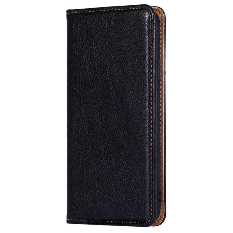 Flip Cover Xiaomi 12T / 12T Pro Effet Cuir Verni