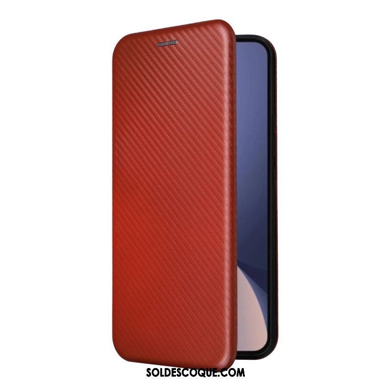 Flip Cover Xiaomi 13 Pro Fibre Carbone