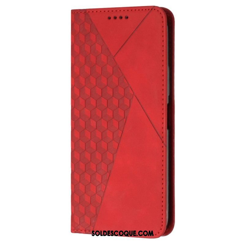 Flip Cover Xiaomi 13 Style Cuir Motif 3D