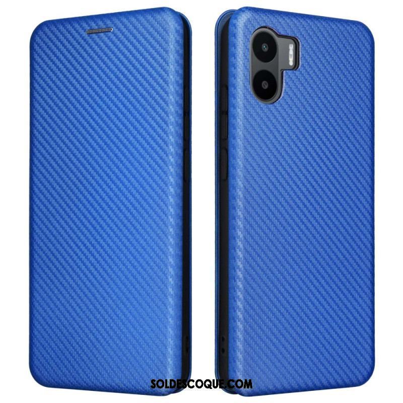 Flip Cover Xiaomi Redmi A1 Fibre Carbone