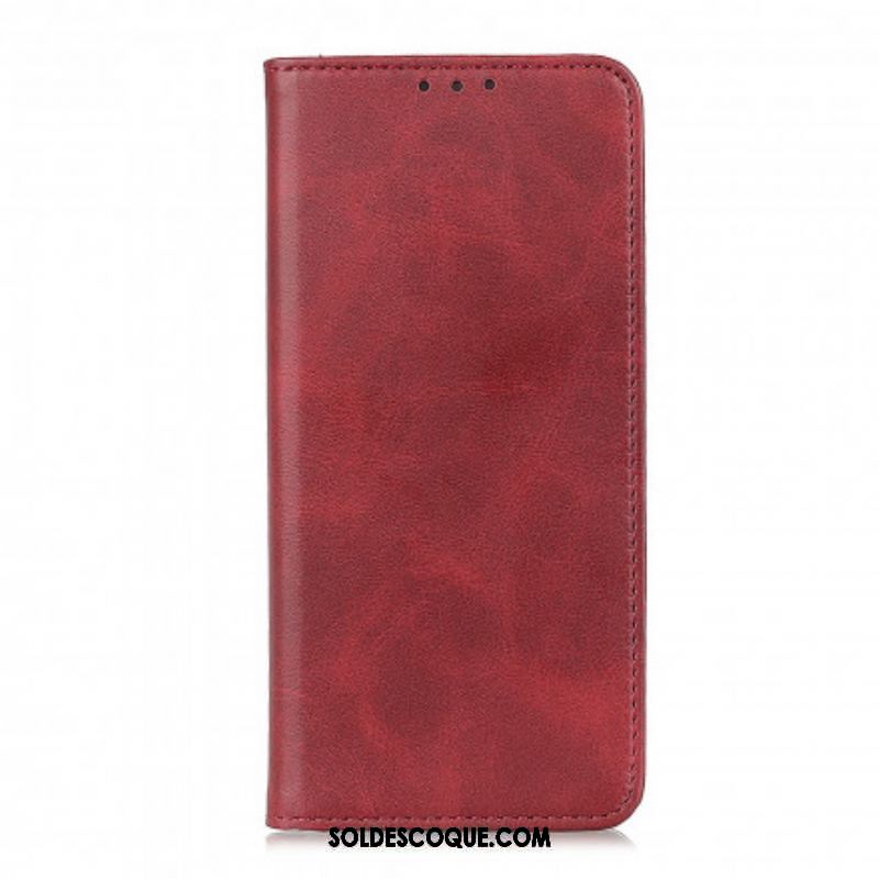 Flip Cover Xiaomi Redmi Note 10/10S/Poco M5s Cuir Fendu