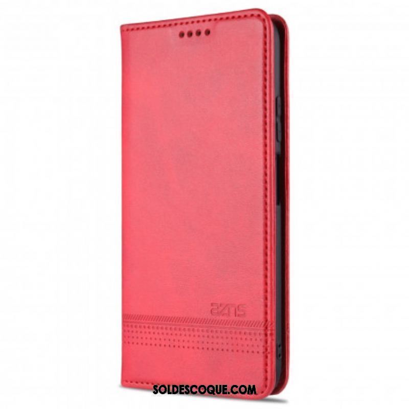 Flip Cover Xiaomi Redmi Note 10/10S/Poco M5s Style Cuir AZNS