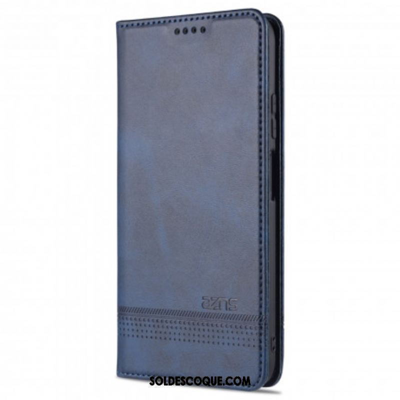 Flip Cover Xiaomi Redmi Note 10/10S/Poco M5s Style Cuir AZNS