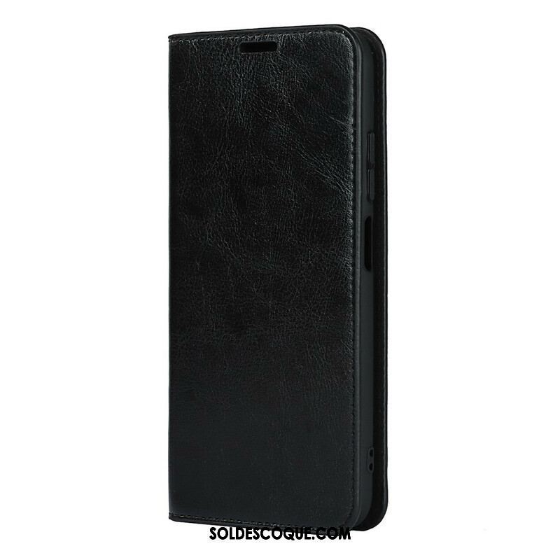 Flip Cover Xiaomi Redmi Note 10 5G / Poco M3 Pro 5G Cuir Véritable