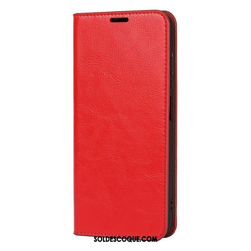 Flip Cover Xiaomi Redmi Note 10 5G / Poco M3 Pro 5G Cuir Véritable