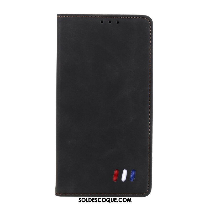 Flip Cover Xiaomi Redmi Note 10 5G / Poco M3 Pro 5G Style Cuir Tricolore