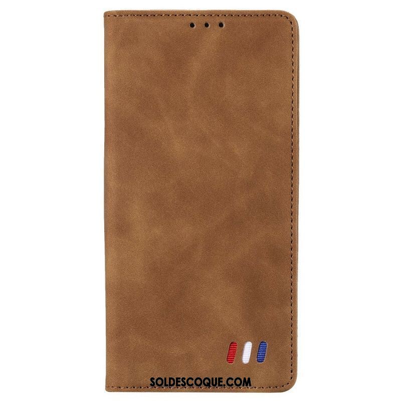 Flip Cover Xiaomi Redmi Note 10 5G / Poco M3 Pro 5G Style Cuir Tricolore