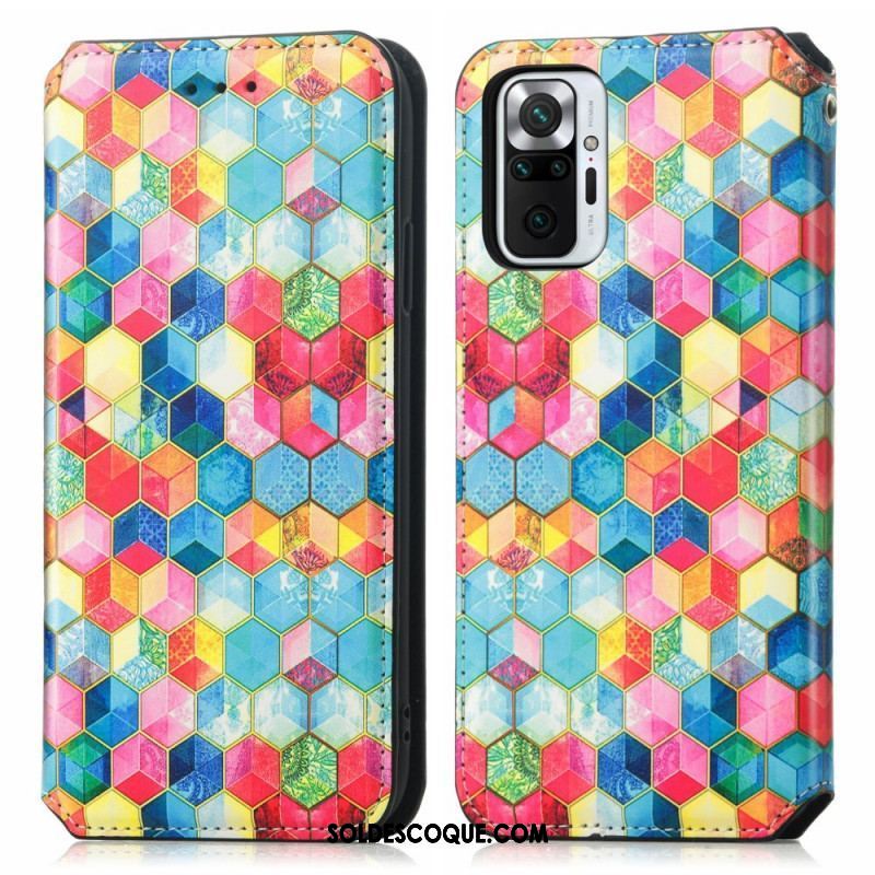 Flip Cover Xiaomi Redmi Note 10 Pro Design RFID Caseneo