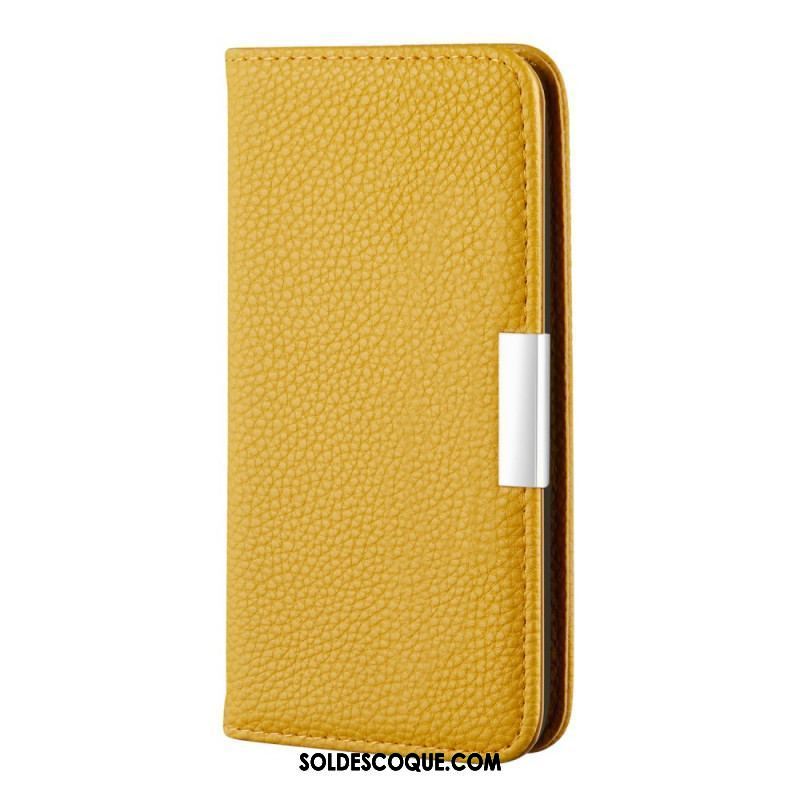 Flip Cover Xiaomi Redmi Note 10 Pro Simili Cuir Litchi Ultra Chic