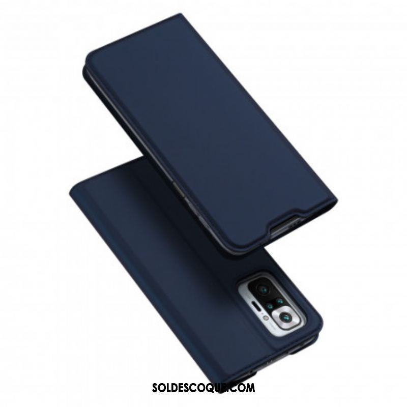 Flip Cover Xiaomi Redmi Note 10 Pro Skin Pro DUX DUCIS