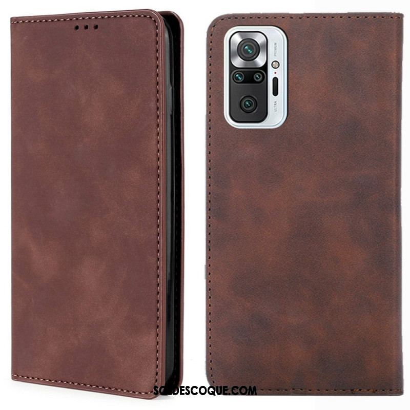 Flip Cover Xiaomi Redmi Note 10 Pro Skin-Touch Classique