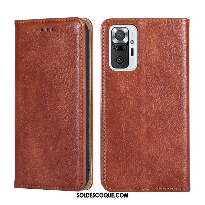 Flip Cover Xiaomi Redmi Note 10 Pro Style Cuir Vintage