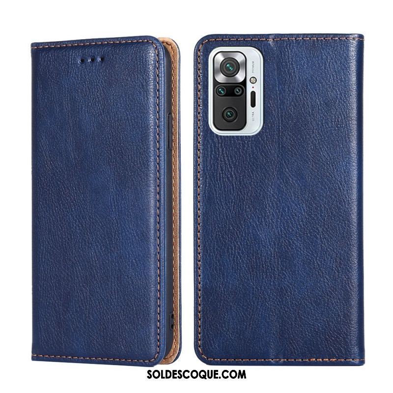 Flip Cover Xiaomi Redmi Note 10 Pro Style Cuir Vintage