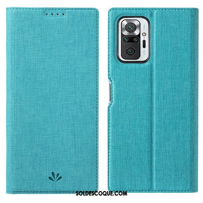 Flip Cover Xiaomi Redmi Note 10 Pro Texturée VILI DMX