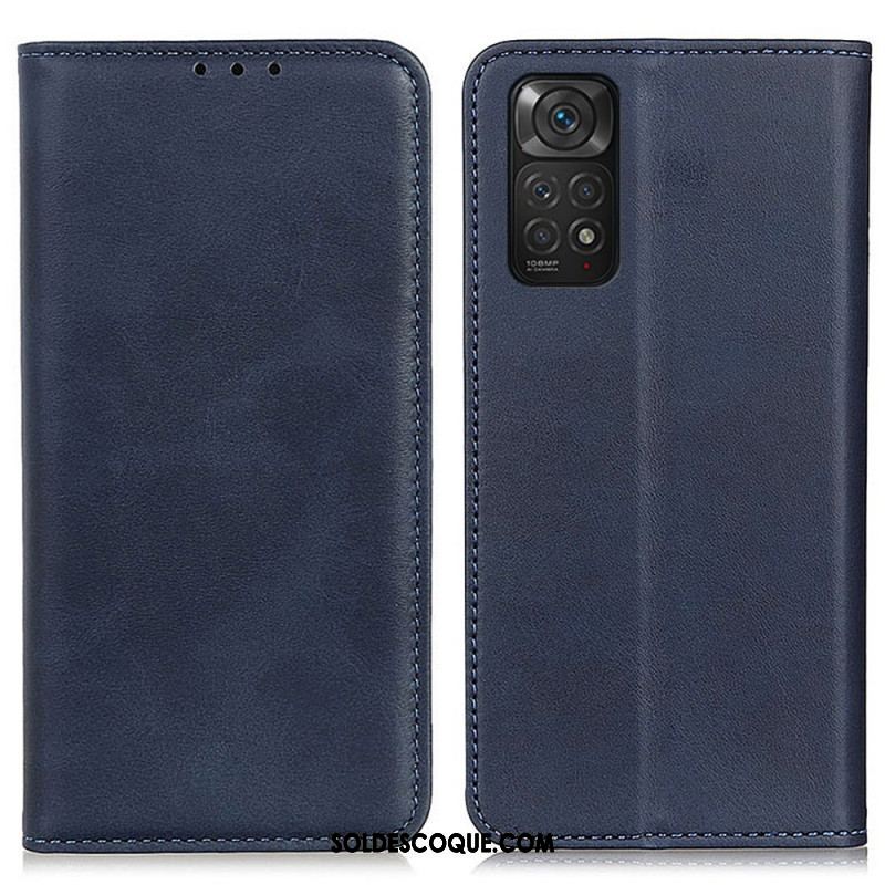 Flip Cover Xiaomi Redmi Note 11 / 11s Cuir Fendu Élégance