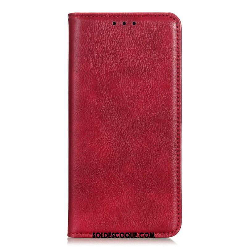 Flip Cover Xiaomi Redmi Note 11 / 11s  Cuir Litchi Fendu Texture