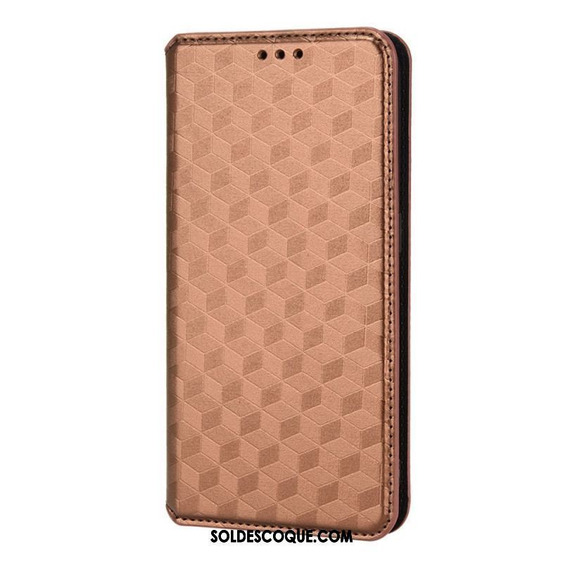 Flip Cover Xiaomi Redmi Note 11 / 11s Effet Cuir Diamant 3D