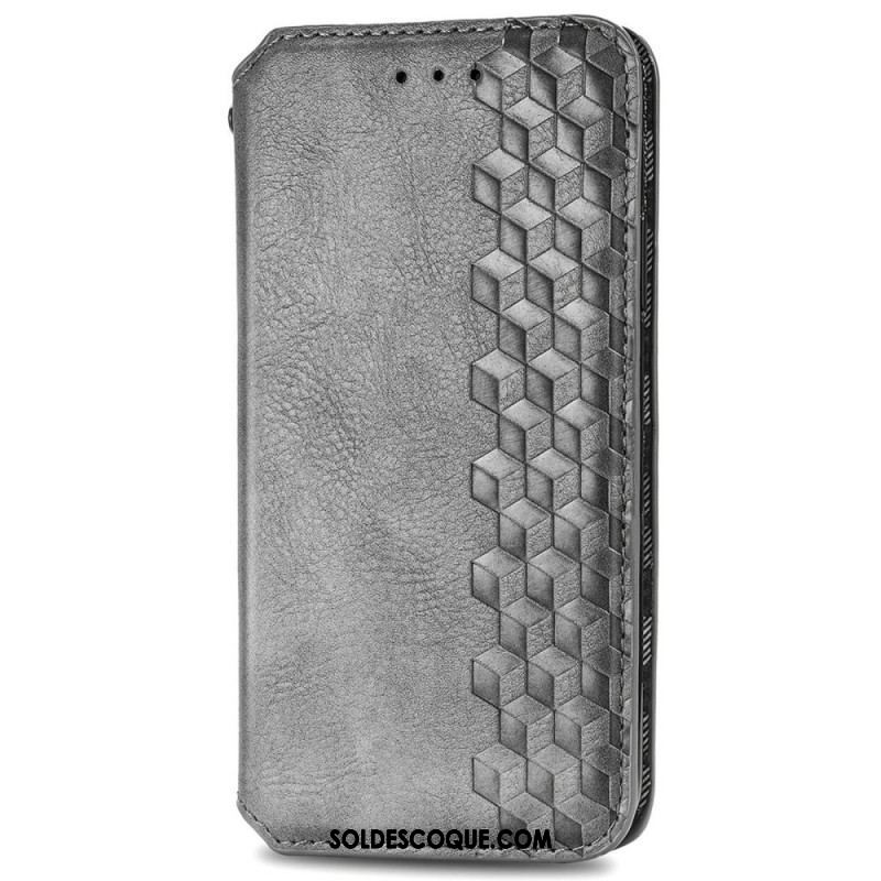 Flip Cover Xiaomi Redmi Note 11 / 11s Effet Cuir Texture Diamant