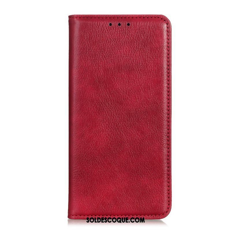 Flip Cover Xiaomi Redmi Note 11 Pro / Note 11 Pro 5G Cuir Fendu Litchi