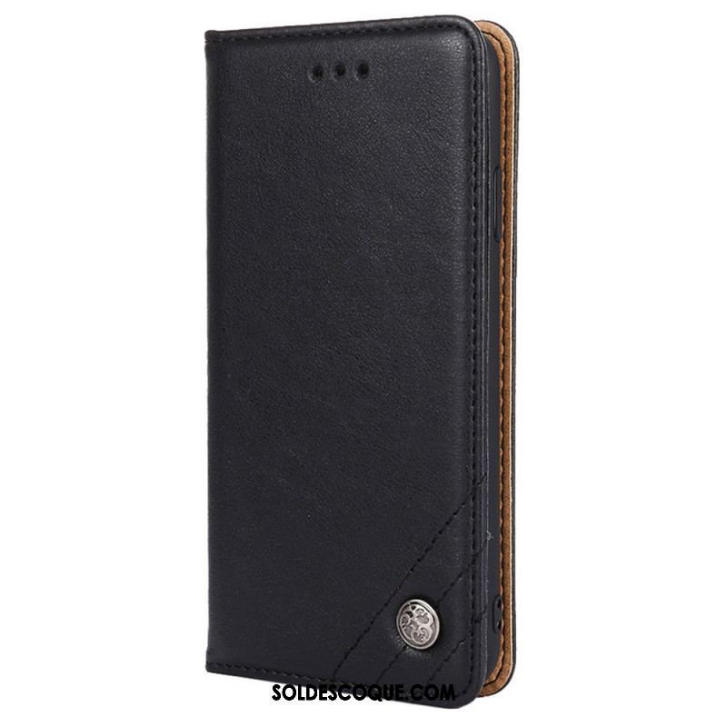 Flip Cover Xiaomi Redmi Note 11 Pro / Note 11 Pro 5G Style Cuir Rivet