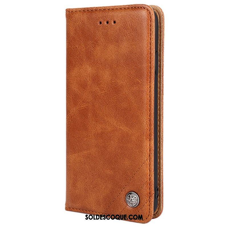 Flip Cover Xiaomi Redmi Note 11 Pro / Note 11 Pro 5G Style Cuir Rivet