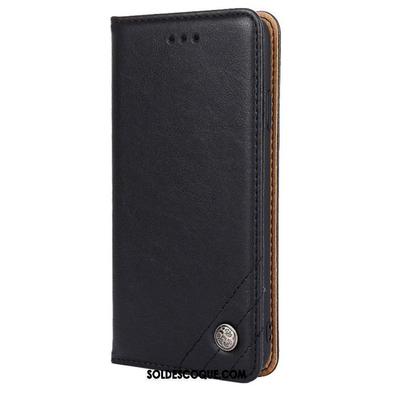 Flip Cover Xiaomi Redmi Note 11 Pro / Note 11 Pro 5G Style Cuir Rivet