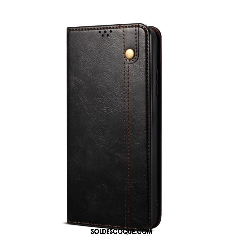 Flip Cover Xiaomi Redmi Note 11 Pro Plus 5G Simili Cuir Ciré